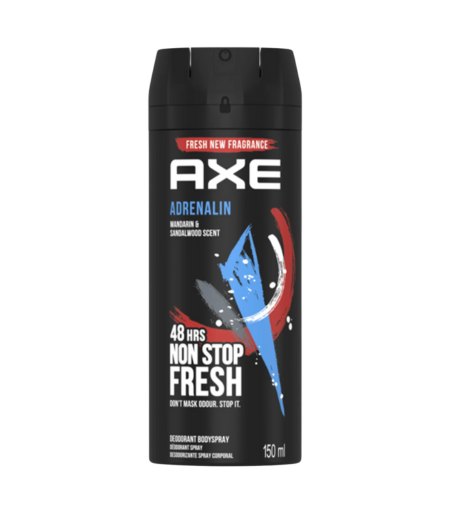 AXE Adrenalin Deodorant Body Spray 150ml - Original Branded Body Spray in Sri Lanka