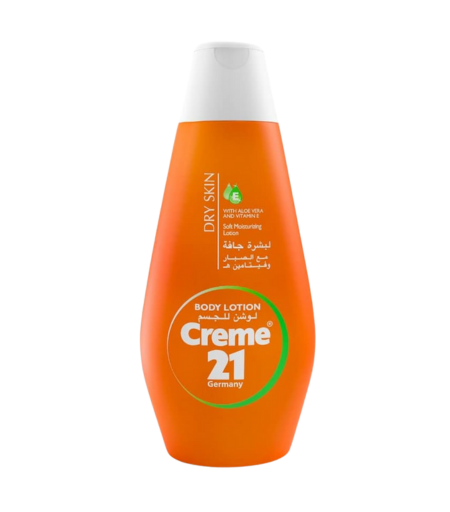 Creme 21 Body Lotion for Dry Skin with Aloe Vera and Vitamin E 400ml