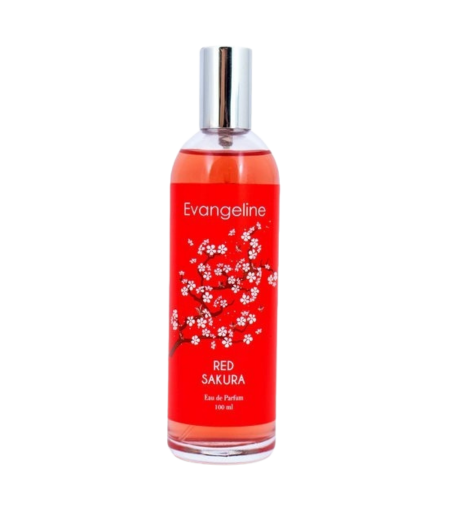 Evangeline Red Sakura Perfume 100ml – Long Lasting Floral Eau de Parfum for Women