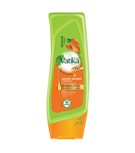 Vatika Almond and Honey Moisture Treatment Conditioner 400ml – Watsans.lk