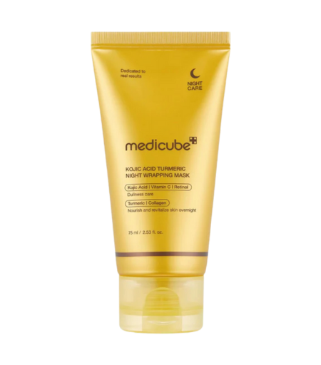 Medicube Kojic Acid Turmeric Night Wrapping Mask 75ml – Brightening & Anti-Aging Overnight Mask in Sri Lanka