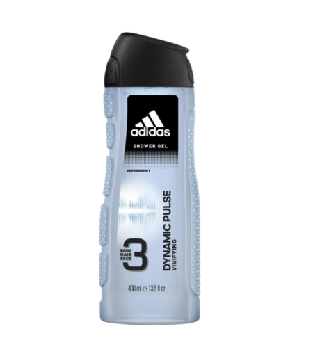 Adidas Dynamic Pulse Vivifying Shower Gel 400ml – 3-in-1 Body, Face & Hair Cleanser Sri Lanka