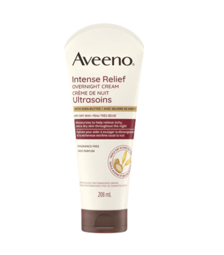 Aveeno Intense Relief Overnight Cream 208ml Aveeno Intense Relief Overnight Cream 208ml – Moisturizer for Dry Skin in Sri Lanka