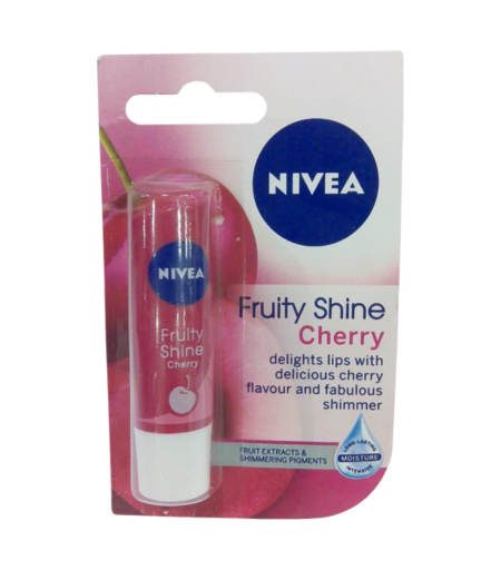 Nivea Fruity Shine Cherry Lip Balm 4.8g – Moisturizing Lip Care in Sri Lanka