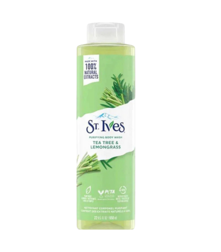 St. Ives Tea Tree & Lemongrass Body Wash 650ml – Refreshing Body Cleanser in Sri Lanka