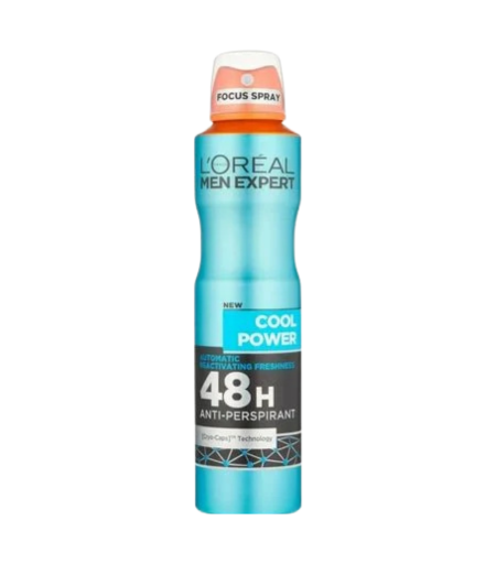 Loreal Men Expert Cool Power 48H Anti-Perspirant Deodorant Spray 250ml – Original in Sri Lanka
