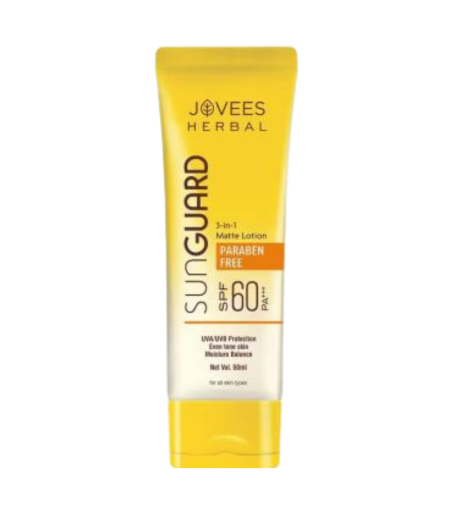 Jovees Herbal Sun Guard Lotion SPF 60 Matte Lotion 50ml – Herbal Sunscreen in Sri Lanka