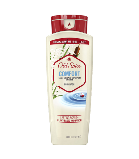 Old Spice Men's Body Wash Comfort with Clean Cotton 532ml