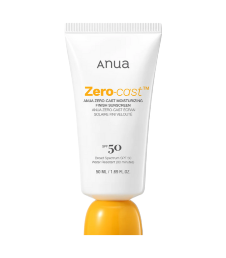 Anua Zero-Cast SPF50+ Moisturizing Finish Sunscreen 50ml 