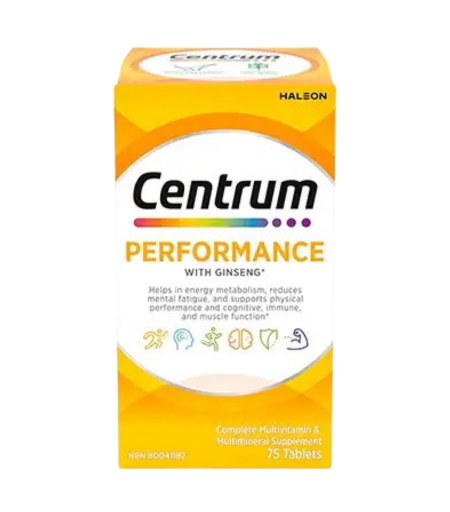 Centrum Performance with Ginseng Complete Multivitamin 75 Tablets