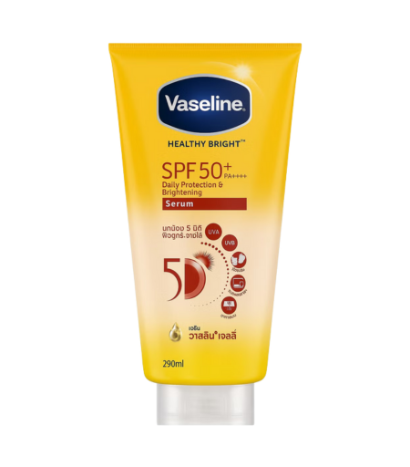 Vaseline Healthy Bright SPF50 + PA++++ Daily Protection & Brightening Serum 290ml