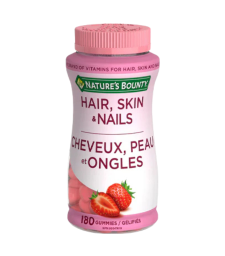 Natures Bounty Hair Skin & Nails 180 Gummies