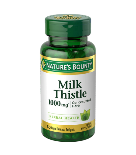 Nature's Bounty Milk Thistle 1000mg 50 softgels