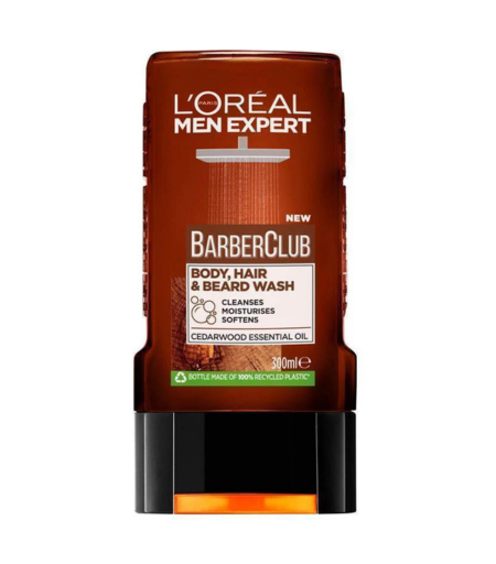 Loreal Men Expert Barber Club 3 in 1 Shower Gel - Body, Hair & Beard 300ml