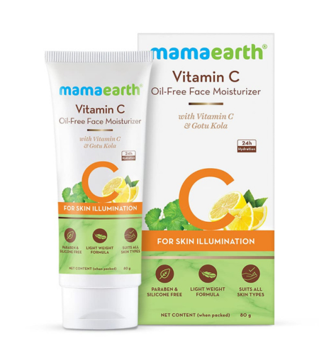 Mamaearth Vitamin C Oil-Free Moisturizer with Vitamin C & Gotu Kola 80ml