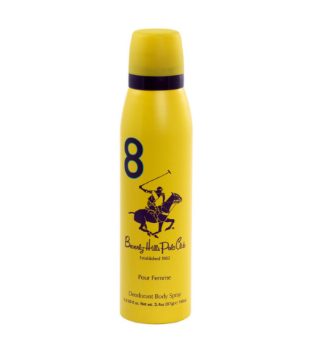 Beverly Hills Polo Club Body Spray Yellow 150ml