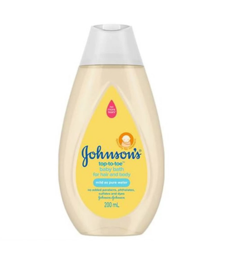 Johnsons Top-To-Toe Hair & Body Baby Bath 200ml