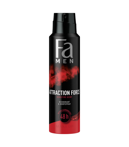 Fa Men Attraction Force Deodorant Body Spray 150ml Original Product Sri Lanka
