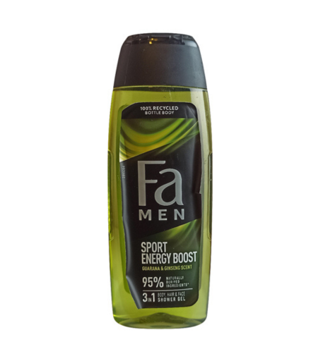 Fa Men Sport Energy Boost 3in1 Shower Gel 250ml