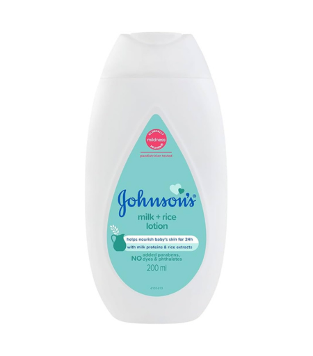 Johnsons Milk and Rice Baby Lotion 200ml Original Baby Skincare Product in Sri Lanka