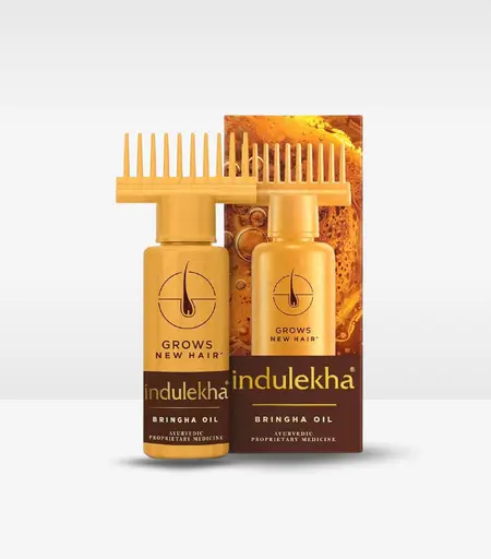 Indulekha Ayurvedic Bringha Hair Oil 100ml – Ayurvedic Hair Fall Treatment Oil