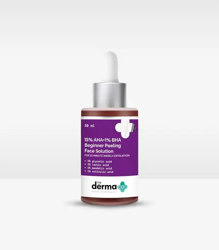 The Derma Co. 15% AHA + 1% BHA Peeling Solution 30ml