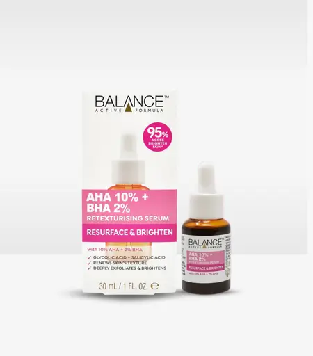 Balance Active Formula AHA 10% + BHA 2% Face Serum 30ml – Exfoliating Face Serum in Sri Lanka