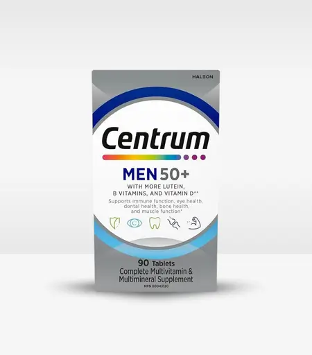 Centrum Men 50+ Multivitamin 90 Tablets 