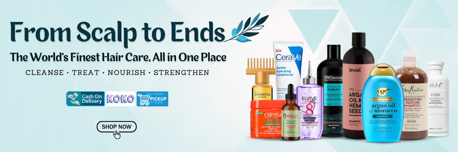 From scalp to ends hair care products in Sri Lanka – buy original branded shampoos, conditioners and treatments online at Watsans.lk