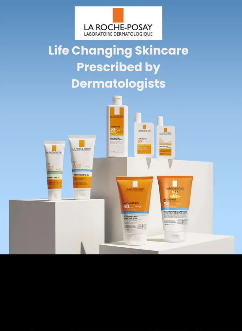 La Roche-Posay dermatologist-prescribed skincare products for sensitive skin