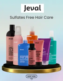 Jeval sulfate-free hair care products for healthy and smooth hair