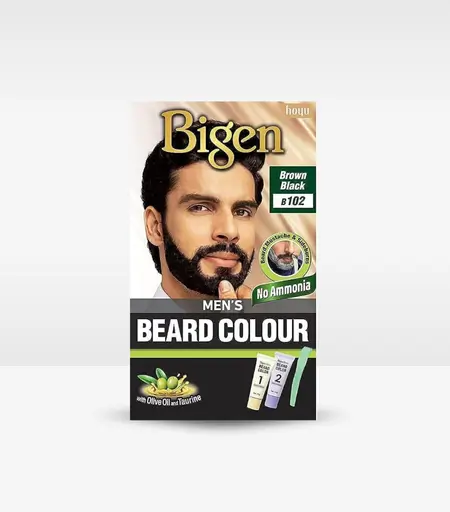 Bigen Men’s Beard Color B102 Brown Black – Original Ammonia-Free Beard Dye in Sri Lanka
