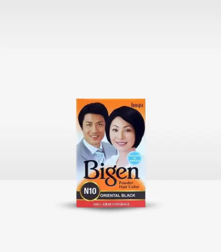 Bigen Powder Hair Color N10 Oriental Black – Ammonia-Free Hair Dye in Sri Lanka