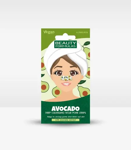 Beauty Formulas Nose Pore Strips with Avocado 6 Pcs – Blackhead Remover in Sri Lanka