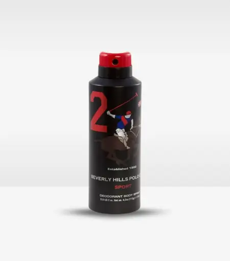 Beverly Hills Polo Club Sport Body Spray Black 175ml