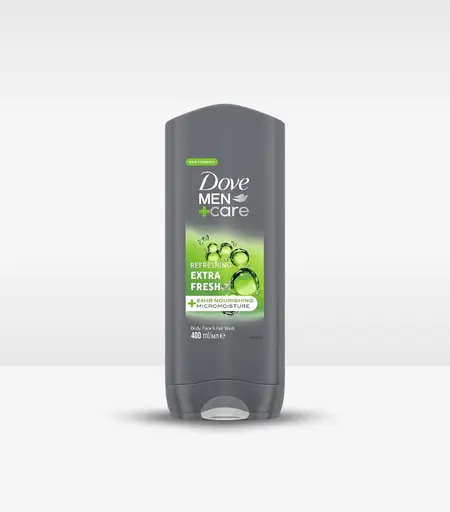 Dove Men Care Refreshing Extra Fresh Body Face and Hair Wash 400ml Original Product in Sri Lanka