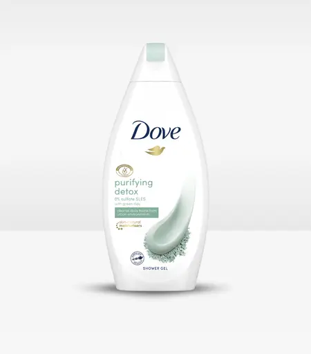 Dove Purifying Detox with Green Clay Body Wash 500ml – Original Detoxifying Cleanser in Sri Lanka