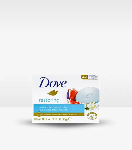 Dove Restoring Beauty Cream Soap Bar with Blue Fig & Orange Blossom 90g – Original Dove Beauty Bar in Sri Lanka