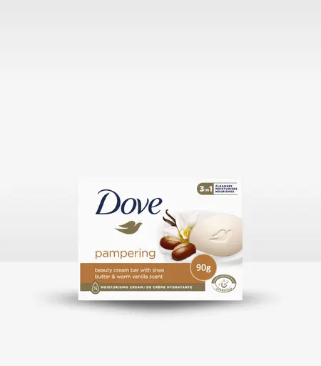 Dove Pampering Beauty Cream Soap Bar with Shea Butter and Vanilla 90g – Original Moisturizing Soap in Sri Lanka