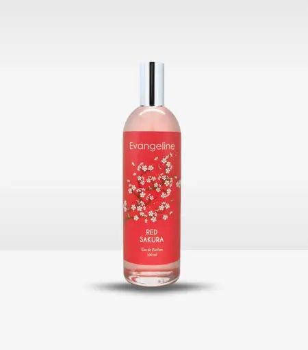 Evangeline Red Sakura Perfume 100ml – Long Lasting Floral Eau de Parfum for Women
