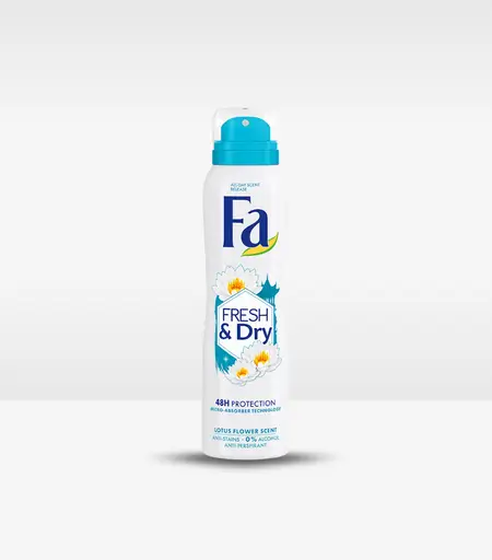 Fa Fresh & Dry Lotus Flower Scent Antiperspirant Spray for Women 150ml – Watsans.lk