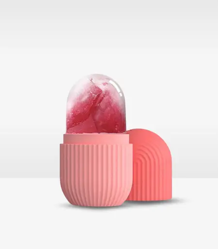 Silicone Ice Lattice Roller for Face, Neck and Body – Reduces Puffiness and Tightens Pores