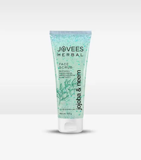 Jovees Jojoba & Neem Face Scrub with Wheatgerm Extract 100g – Best Herbal Scrub in Sri Lanka