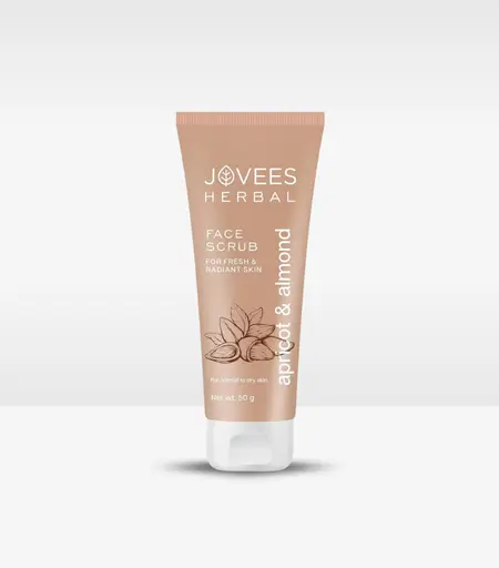 Jovees Apricot & Almond Face Scrub Infused with Wheatgerm Oil 100ml – Gentle Cream-Based Exfoliating Scrub Sri Lanka