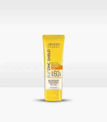 Jovees Sunscreen Sunzinc Shield Matte Finish SPF 60+++ UV and UVB Protection 50ml
