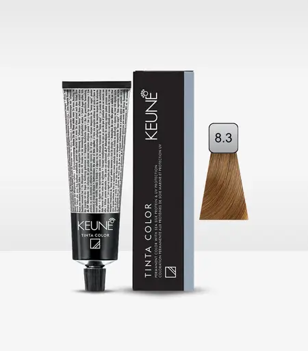 Keune Light Gold Blond 8.3 Hair Color 60ml Original Product in Sri Lanka