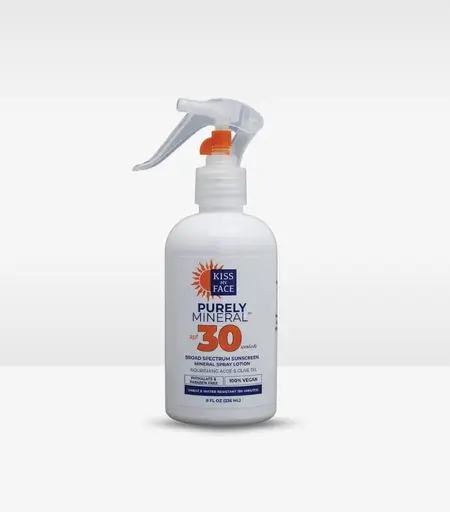 Kiss My Face Purely Mineral Sunscreen Spray Lotion SPF 30
