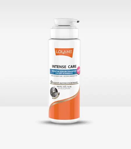 Lolane Intense Care Keratin Serum Shampoo for Dry & Damaged Hair 400ml