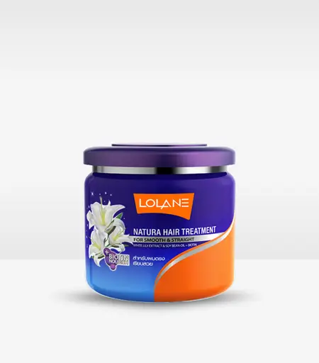 Lolane Hair Treatment for Smooth & Straight with White Lily Extract 500g