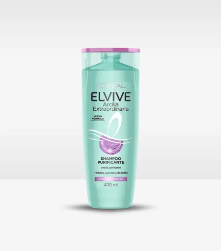 Loreal Elvive Arcilla Purificante Shampoo 400ml